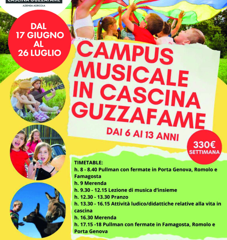 Campus Musicale in Cascina!