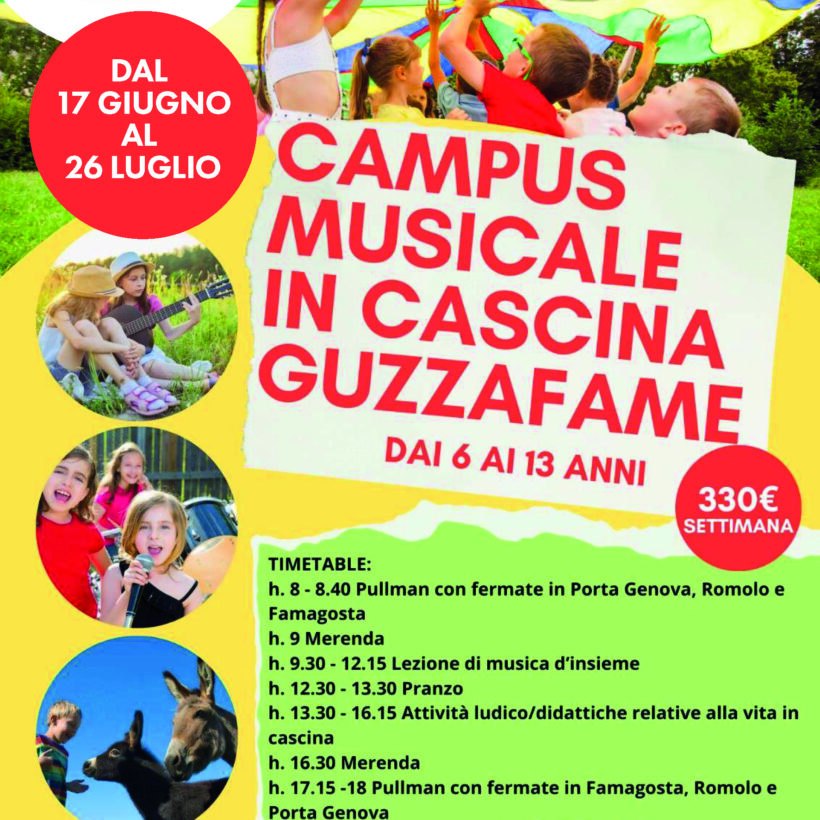 Campus Musicale in Cascina!